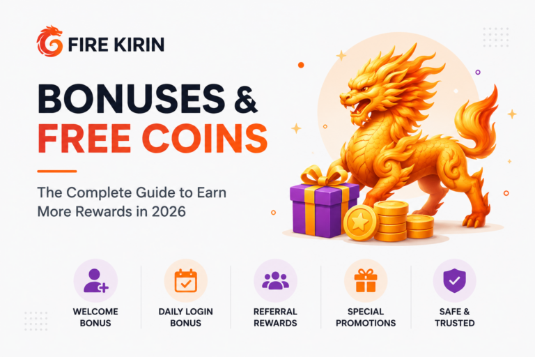 Fire Kirin Bonuses & Free Coins: The Complete Guide